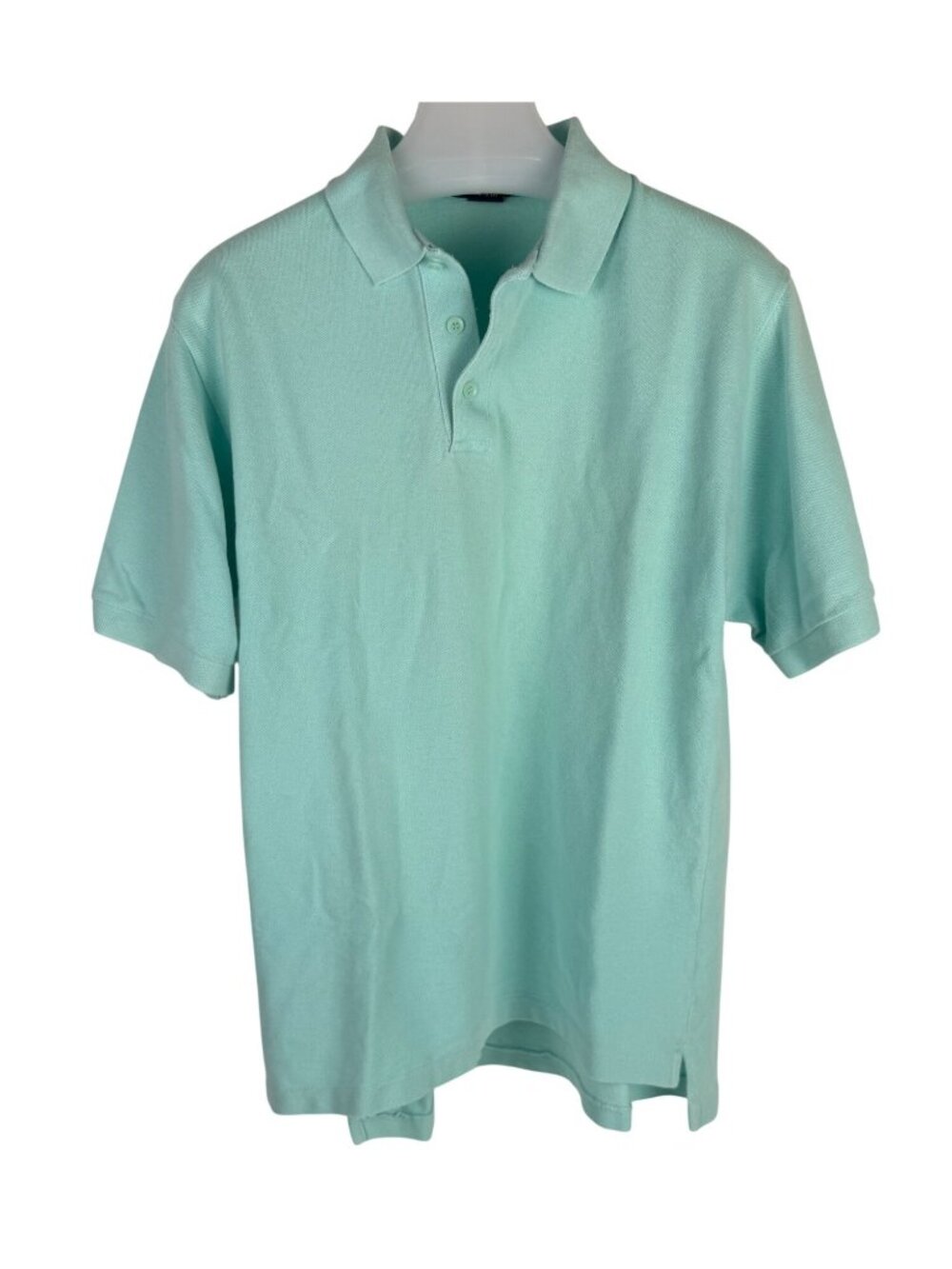 Boston Clipper Pique Knit Short-Sleeve Polo Shirt Mint Size M